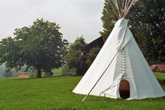 Indianercamp-Urlaub Kärnten im Tipi